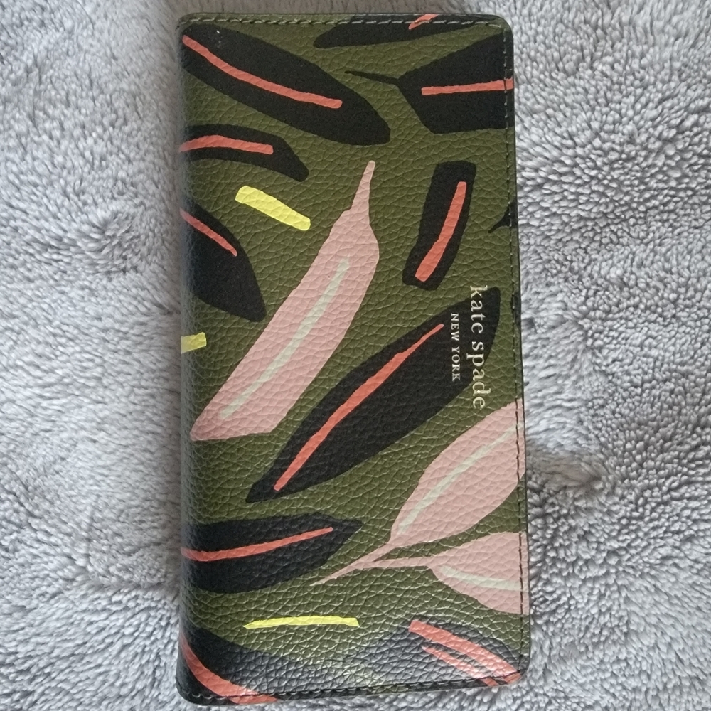 Kate Spade Eva Modern Feathers Wallet
